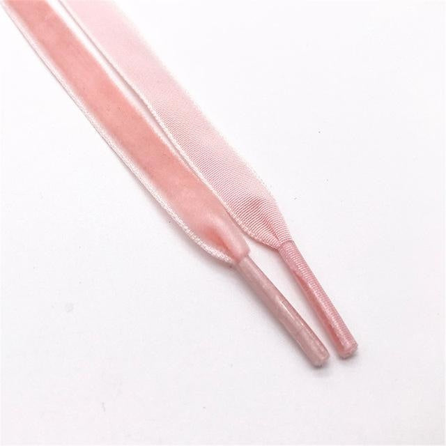 Velvet Shoelaces - Pink / 80cm - Shoelace