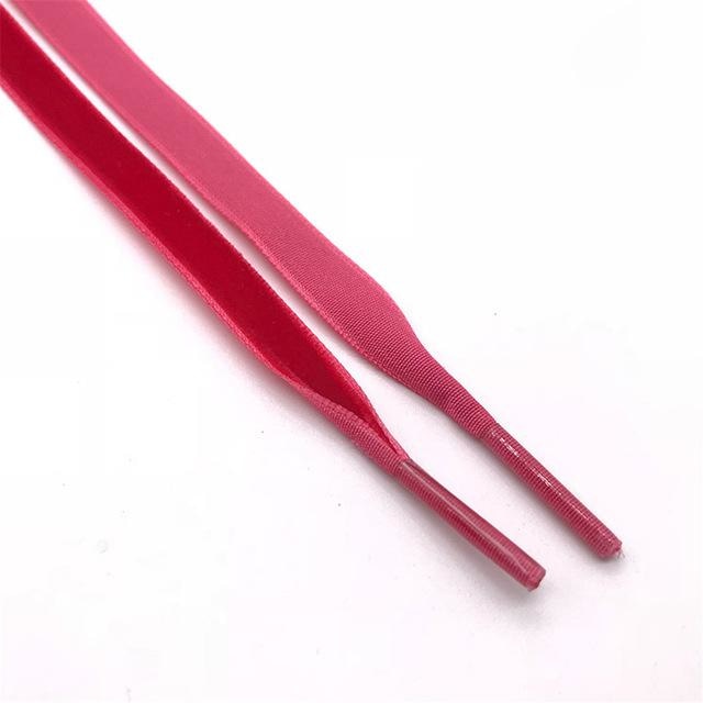 Velvet Shoelaces - Red / 80cm - Shoelace