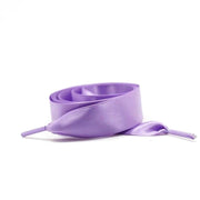 Wide Satin Shoelaces - Light purple / 100 cm - Shoelace