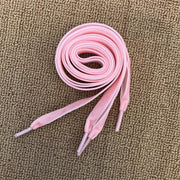 Wide Velvet Shoelaces - Pink / 120 cm - Shoelace