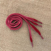 Wide Velvet Shoelaces - wine / 120 cm - Shoelace